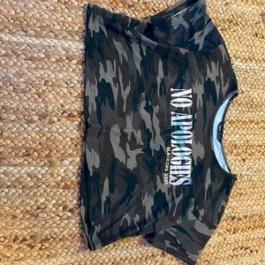 Camo crop top